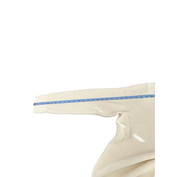 NN07 No Nationality Men's Cream Basic Loke Casual Knit Crew Neck Sweater Size XL - Picture 11 of 13